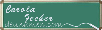 Carola Fecker Visitenkarte